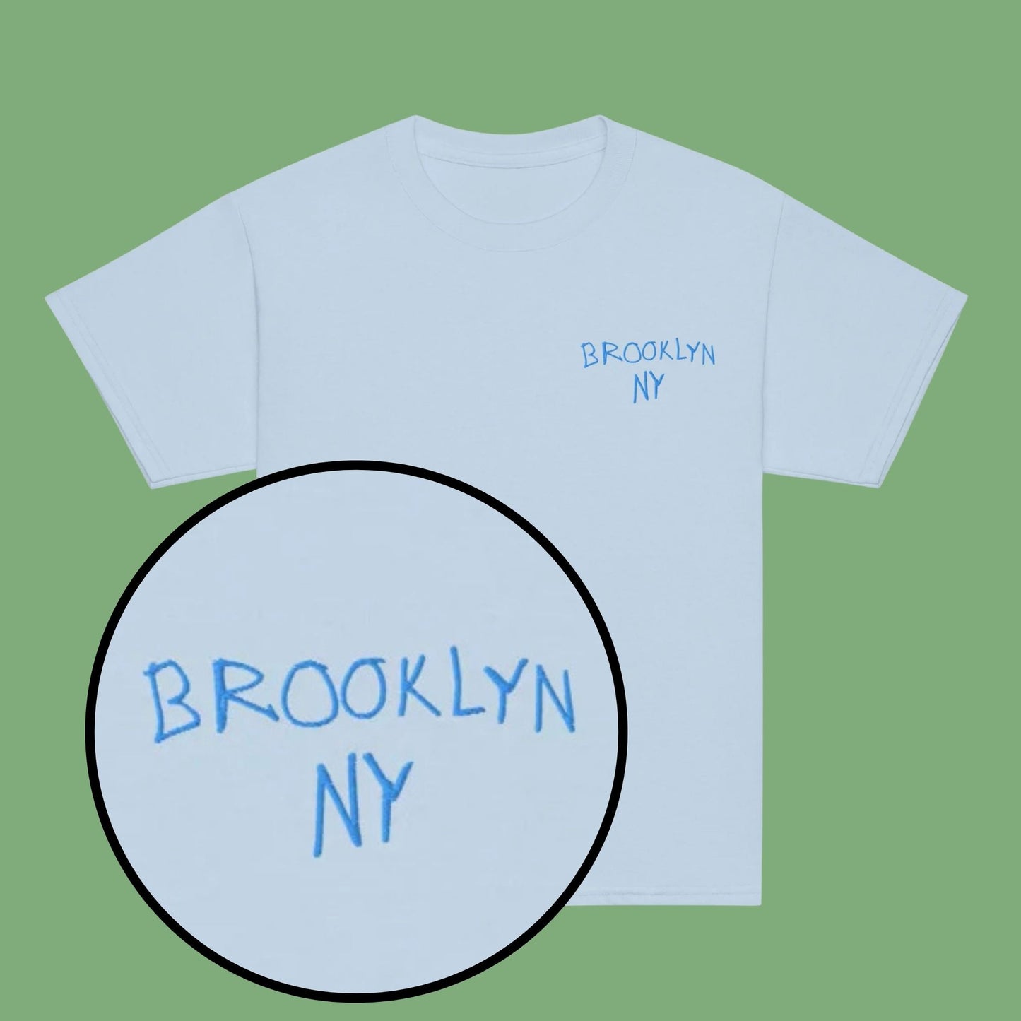 Brooklyn NY Embroidered Tee for Kids | BY LINUS