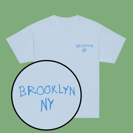 Brooklyn NY Embroidered Tee for Kids | BY LINUS