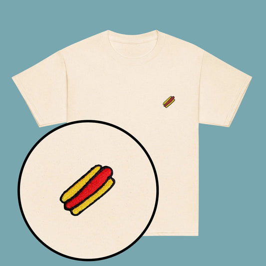 Hot Dog Embroidered Tee for Kids | BY LINUS