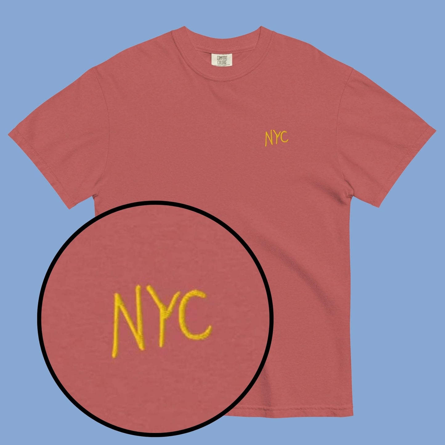 NYC Embroidered Tee | BY LINUS