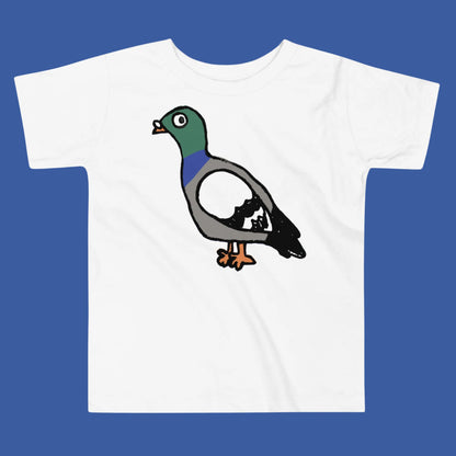 Pigeon Printed Tee for Toddlers | BY LINUS
