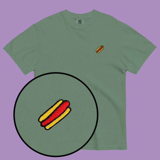Hot Dog Embroidered Tee | BY LINUS