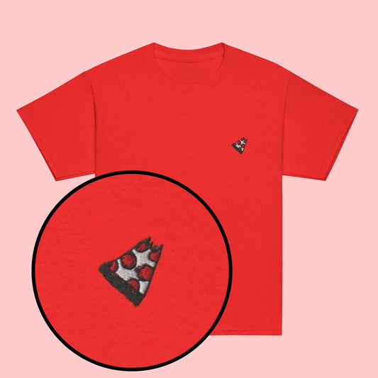 Pizza Embroidered Tee for Kids | BY LINUS