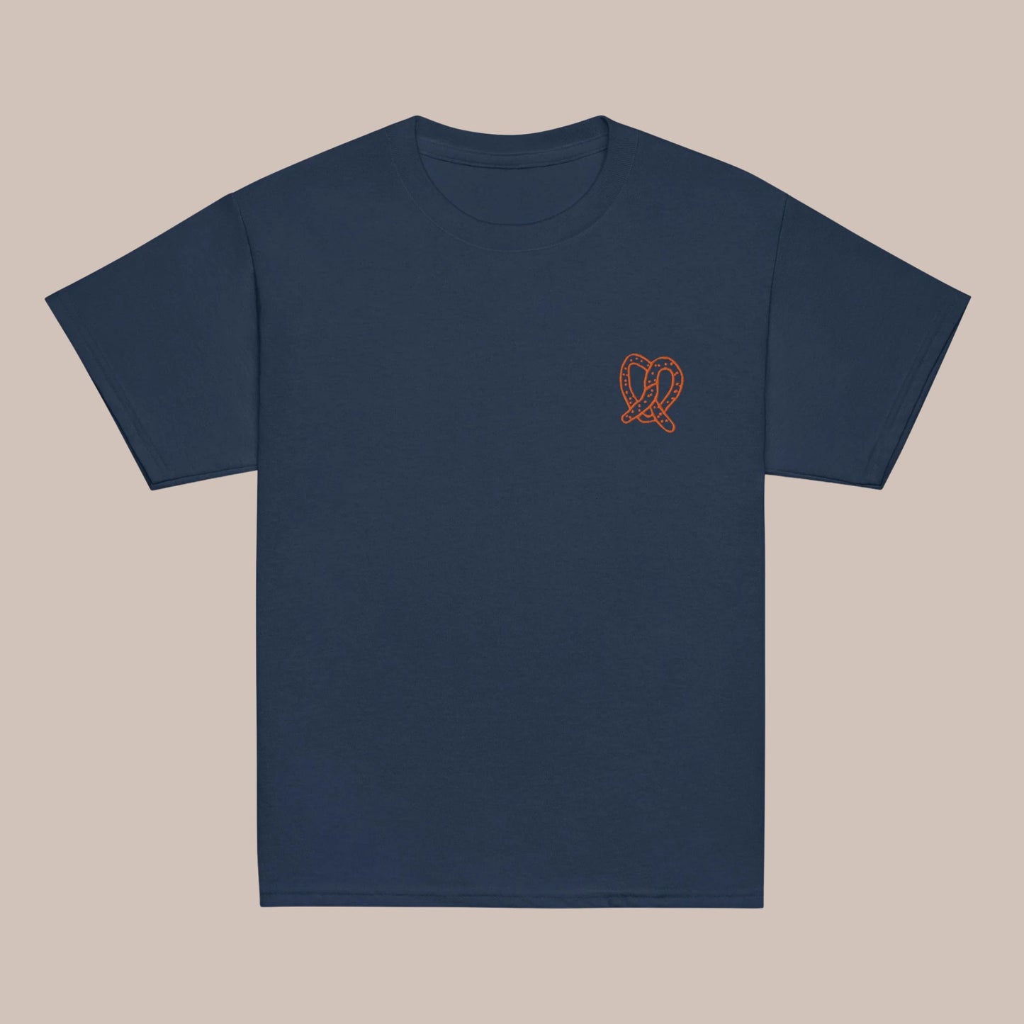 Kids Pretzel Embroidered Tee | BY LINUS