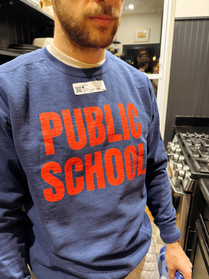 Public School | Printed Crewneck Sweatshirt