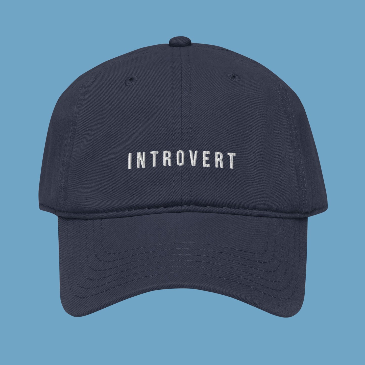 Introvert | Embroidered Dad Hat