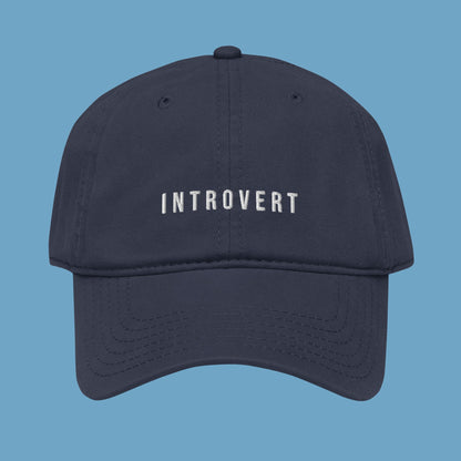 Introvert | Embroidered Dad Hat
