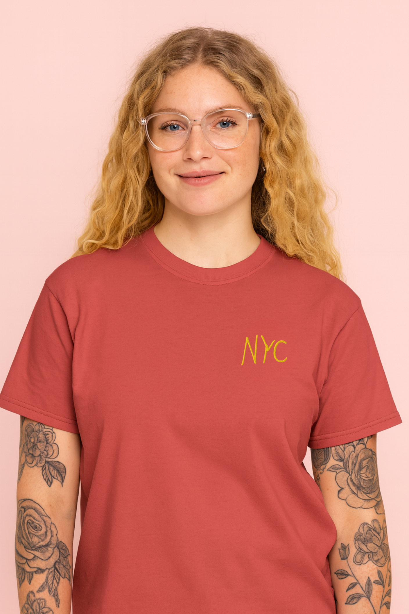 NYC Embroidered Tee BY LINUS