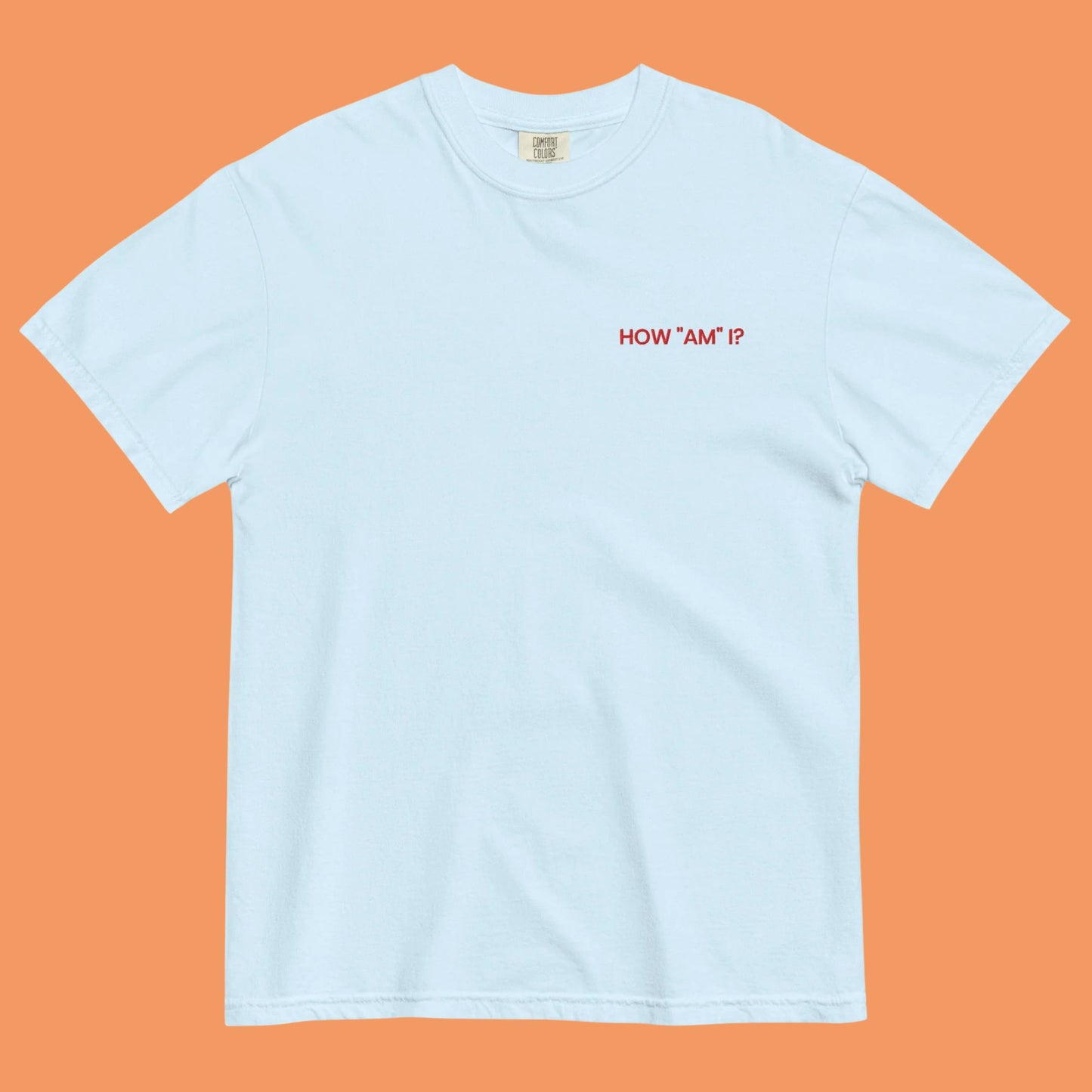 How "Am" I? | Embroidered Tee