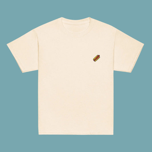 Hot Dog Embroidered Tee for Kids | BY LINUS