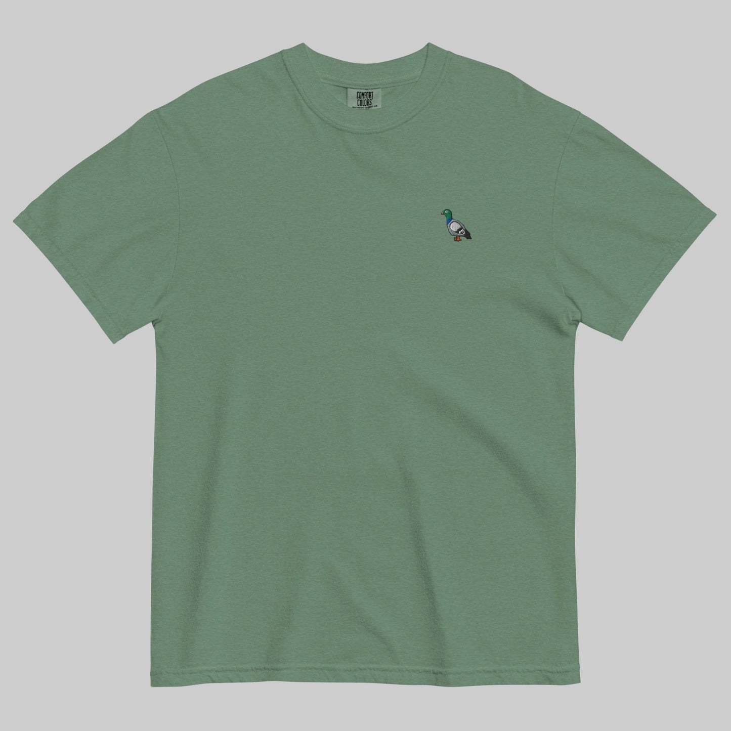 Pigeon Embroidered Tee | BY LINUS