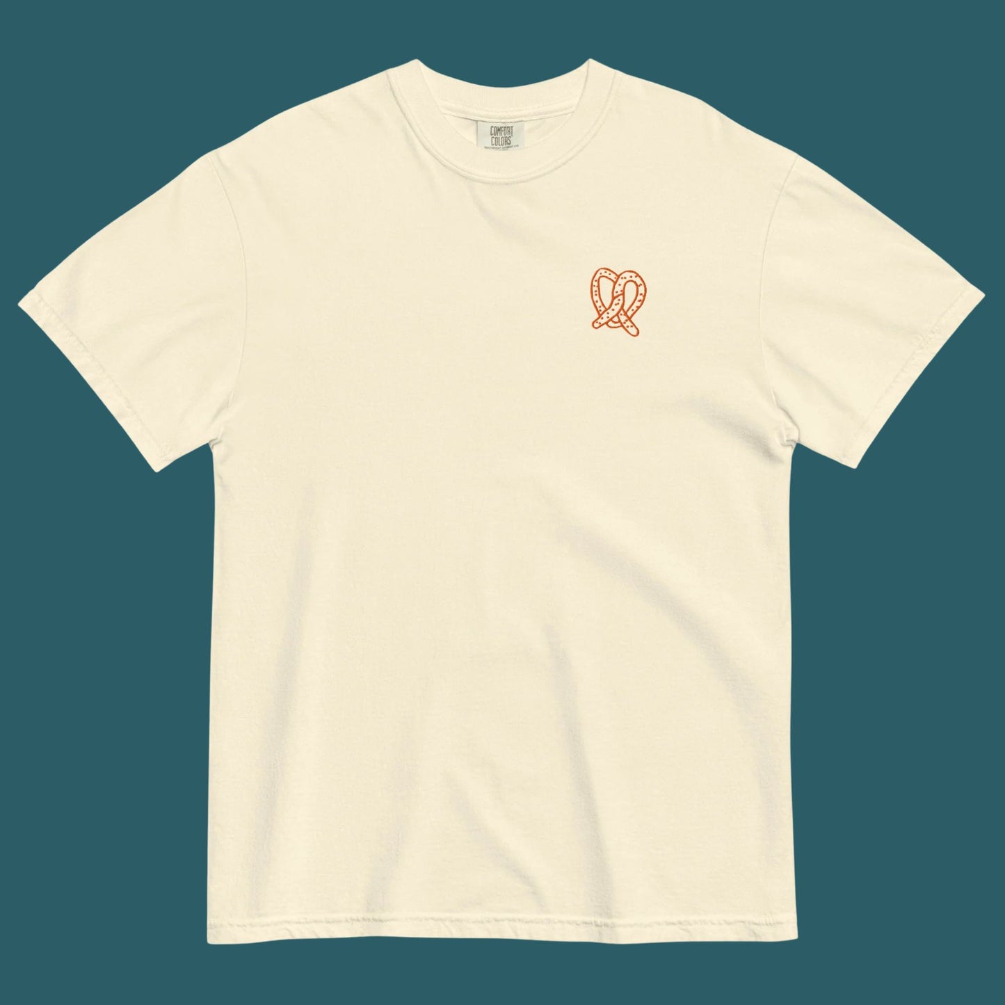 Pretzel Embroidered Tee | By Linus